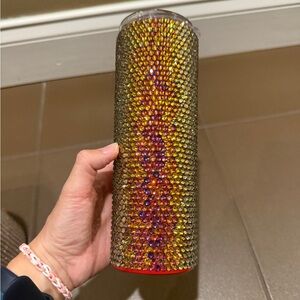 20 Oz Crystal-Embellished Tumbler - Multicolor
